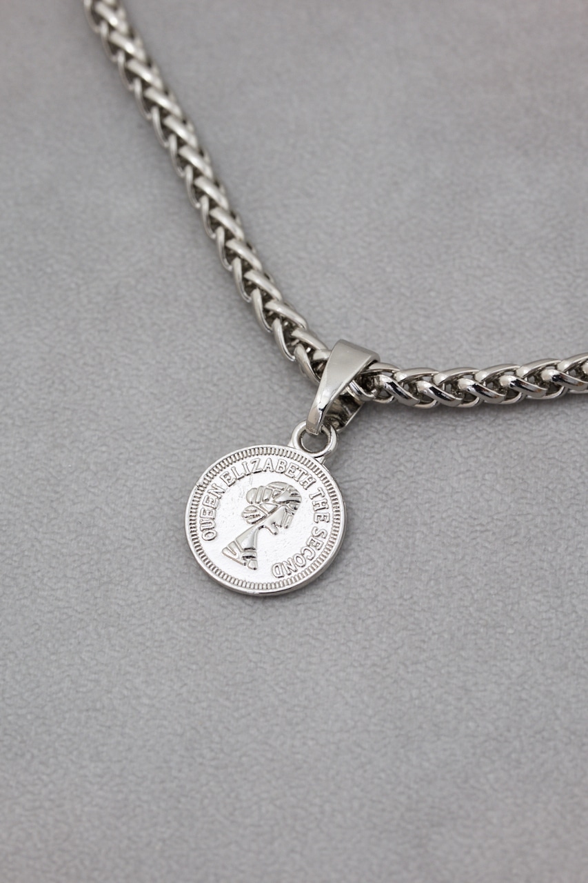 AZUL BY MOUSSY | ツイストチェーンコインネックレス