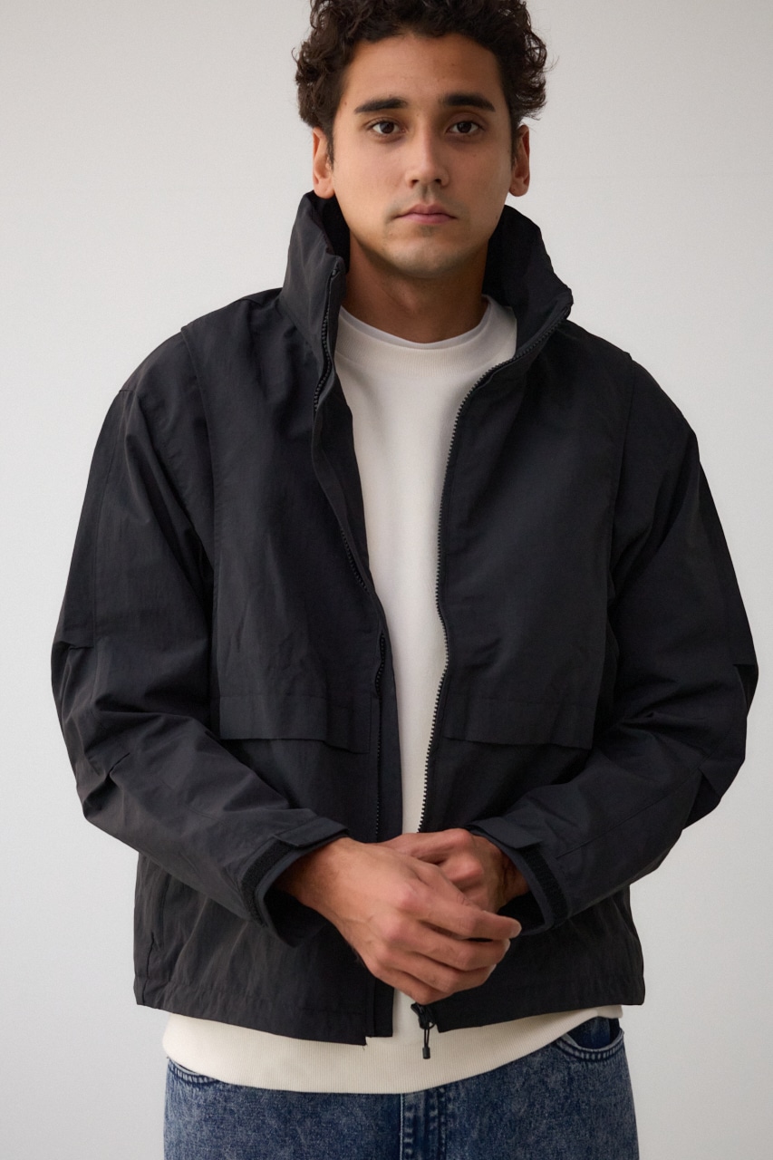 デタッチャブル2WAYブルゾン BLK FREE
