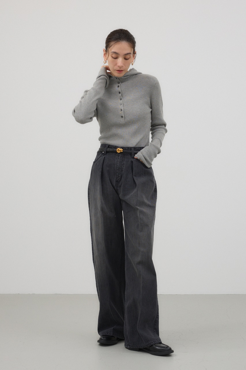 バラクラバニットプルオーバー GRY FREE