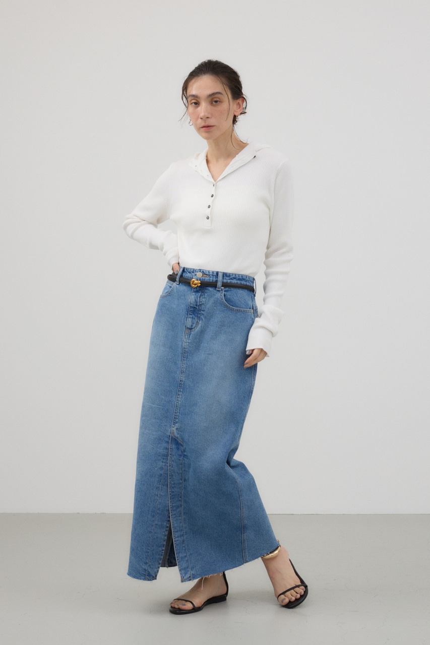 バラクラバニットプルオーバー O/WHT FREE