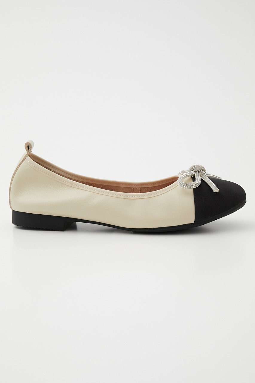 エリーゼバレエシューズ 柄WHT 24.0cm