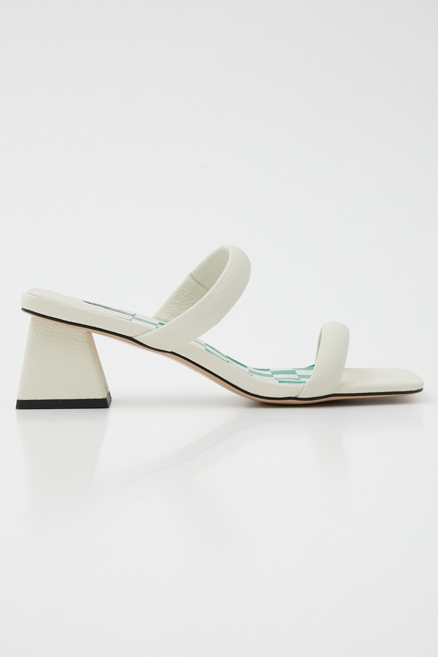 スクエアストレンジサンダル WHT 22.5cm