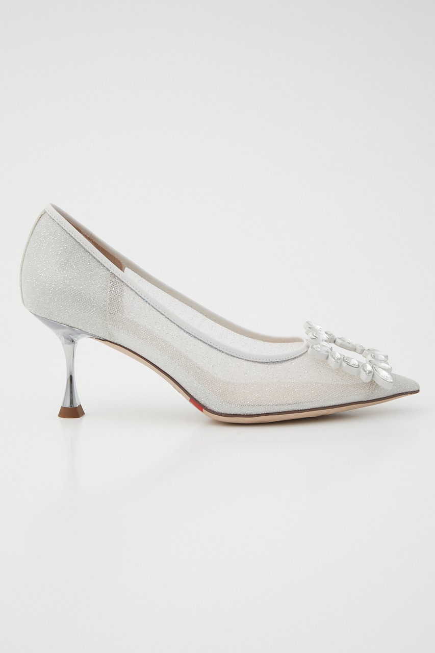 テレサチュールパンプス SLV 24.5cm