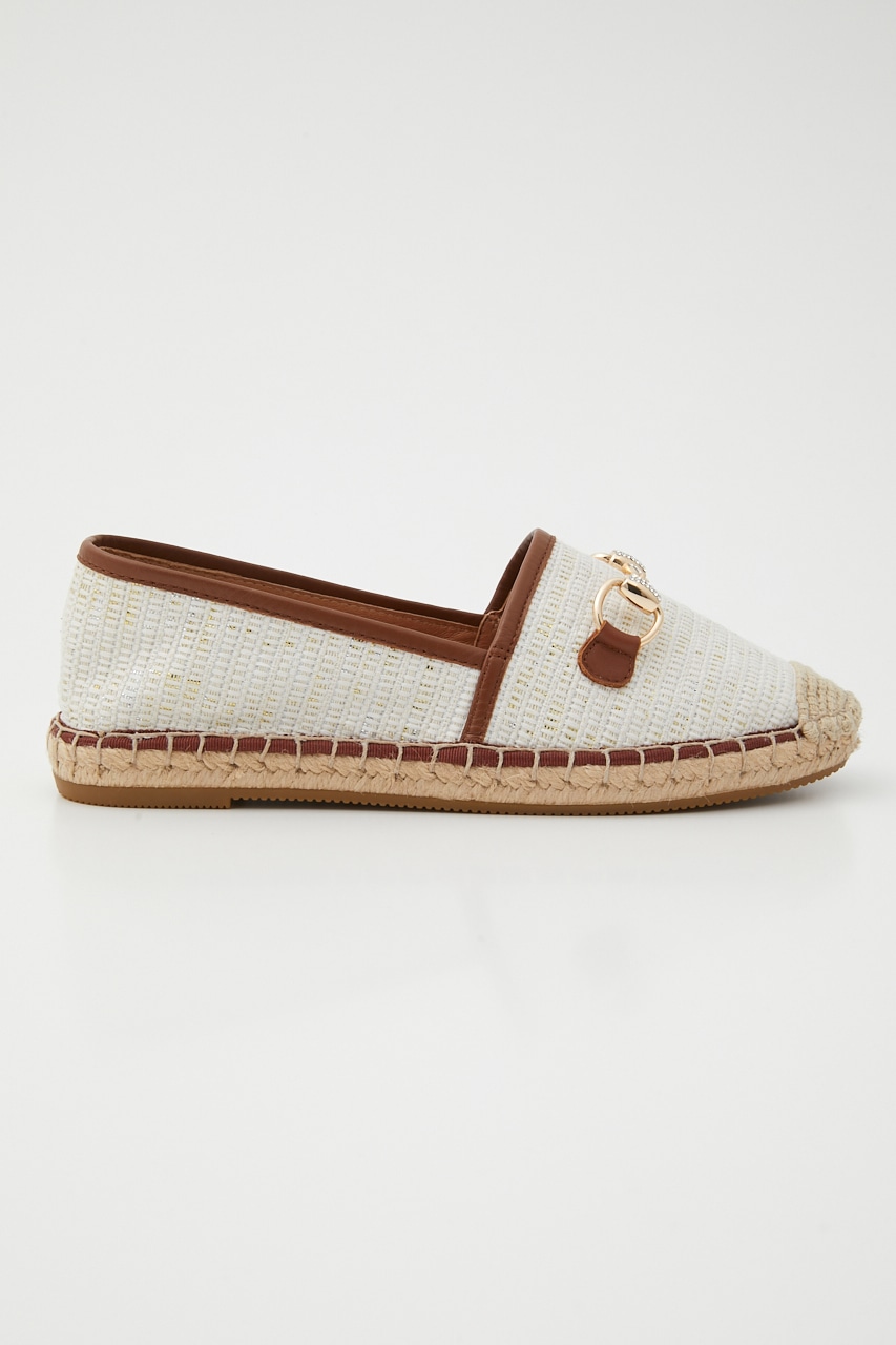 ハシバミビットエスパドリーユ 柄ECRU 22.5cm