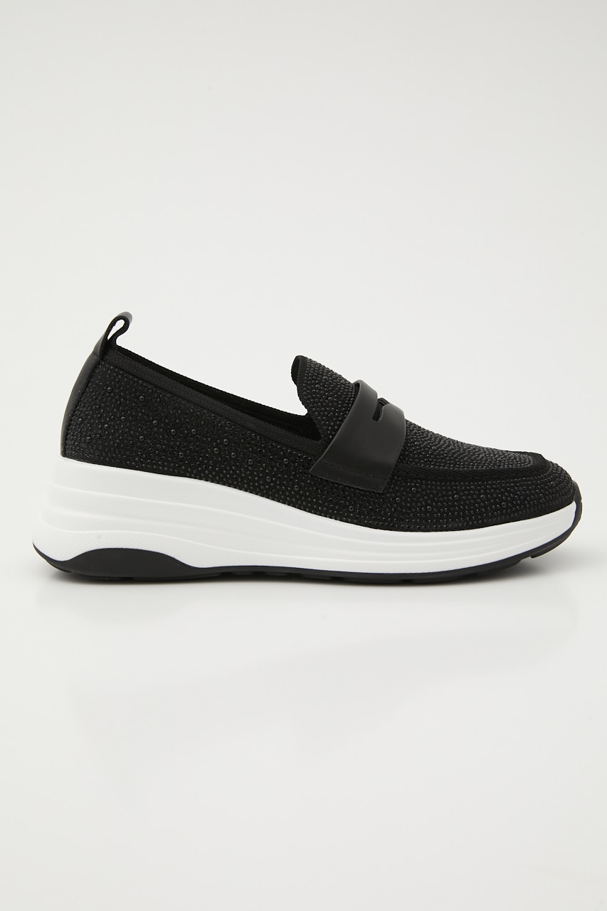 ノアローファーライクスリッポン BLK 22.0cm