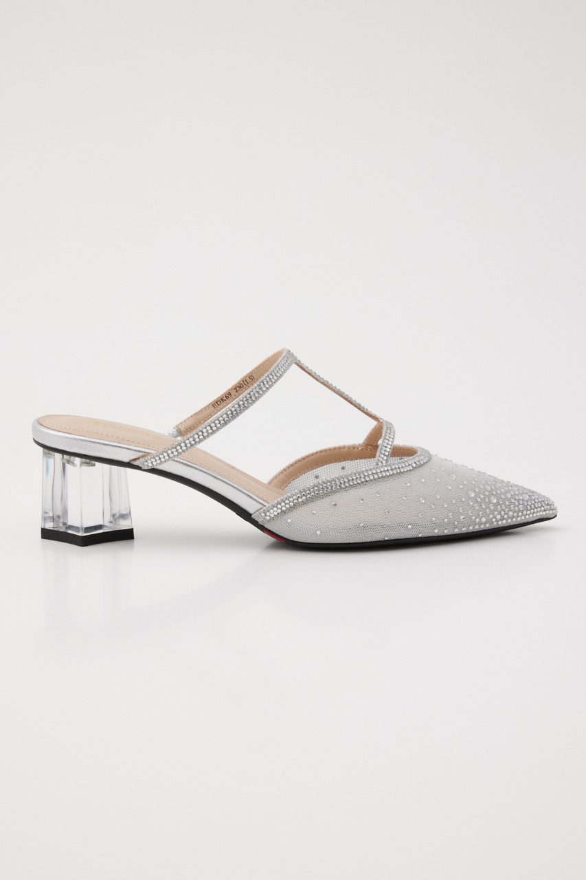 バブエラシースルーミュール SLV 22.0cm