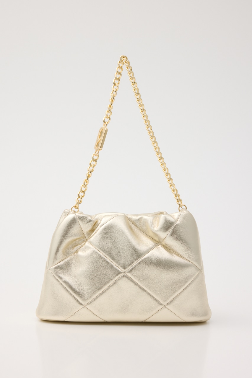 キルティング2wayシャインバッグ GLD FREE