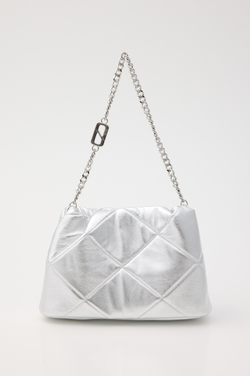 キルティング2wayシャインバッグ SLV FREE