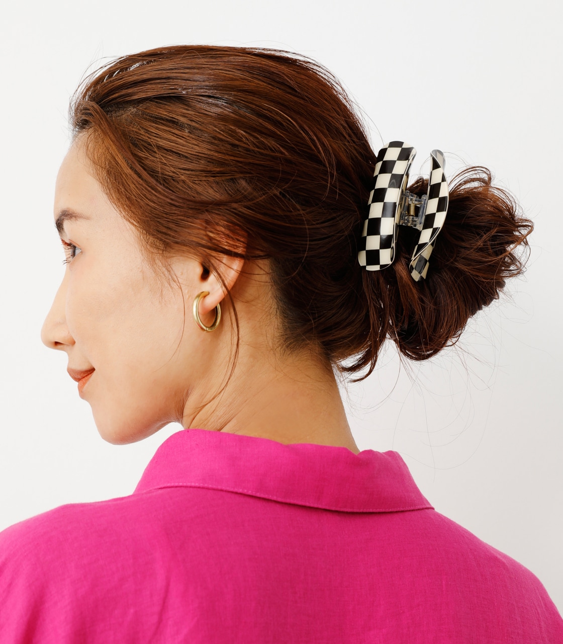 チェッカーフラッグバンスクリップ Free 柄blu ヘアアクセサリー バロックジャパンリミテッド 公式通販サイト Shel Tter Web Store シェルターウェブストア