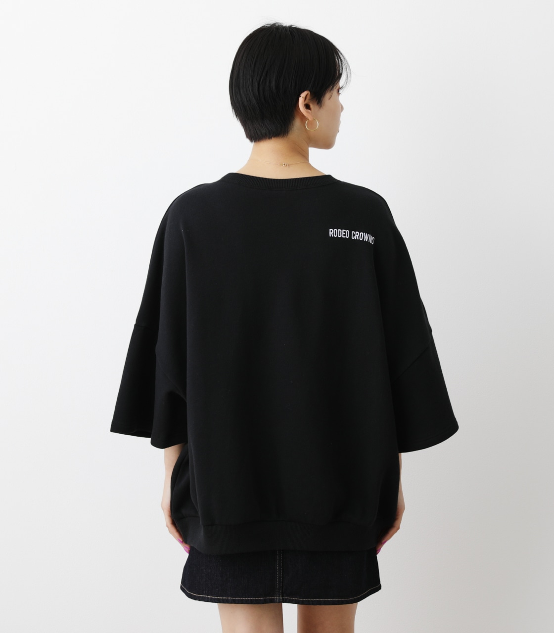 適切な価格 ロデオクラウンズ Champion スウェットトップス Loose Tシャツ カットソー 半袖 袖なし Justasmileaway Com