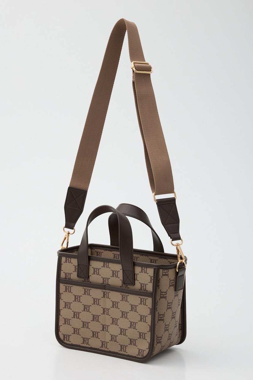 クラシック2WAYトート 柄BRN FREE