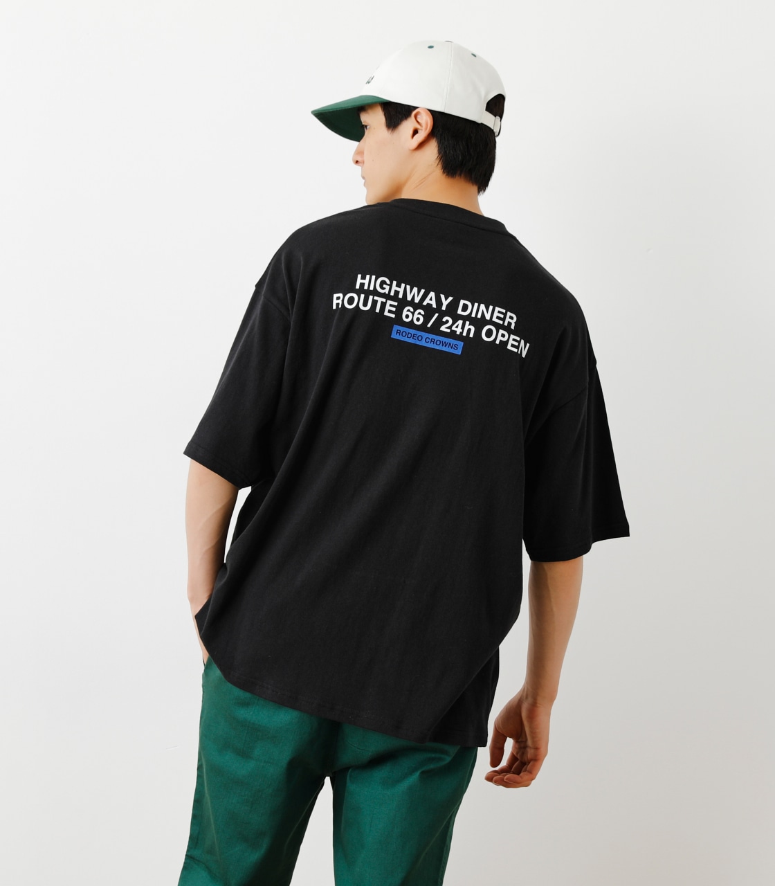 新品　ロデオクラウンズ　（WEB限定）CHECKER SHOP Tシャツ