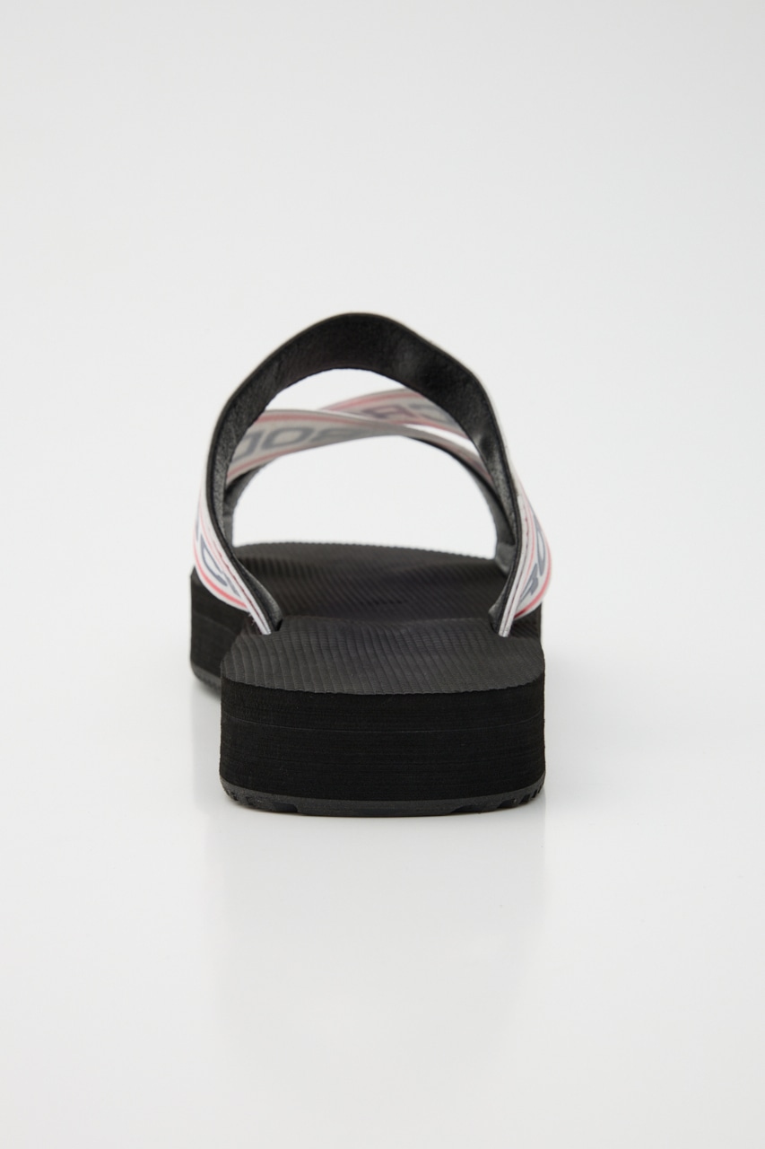 MENS ラバーテープサンダル 柄WHT M