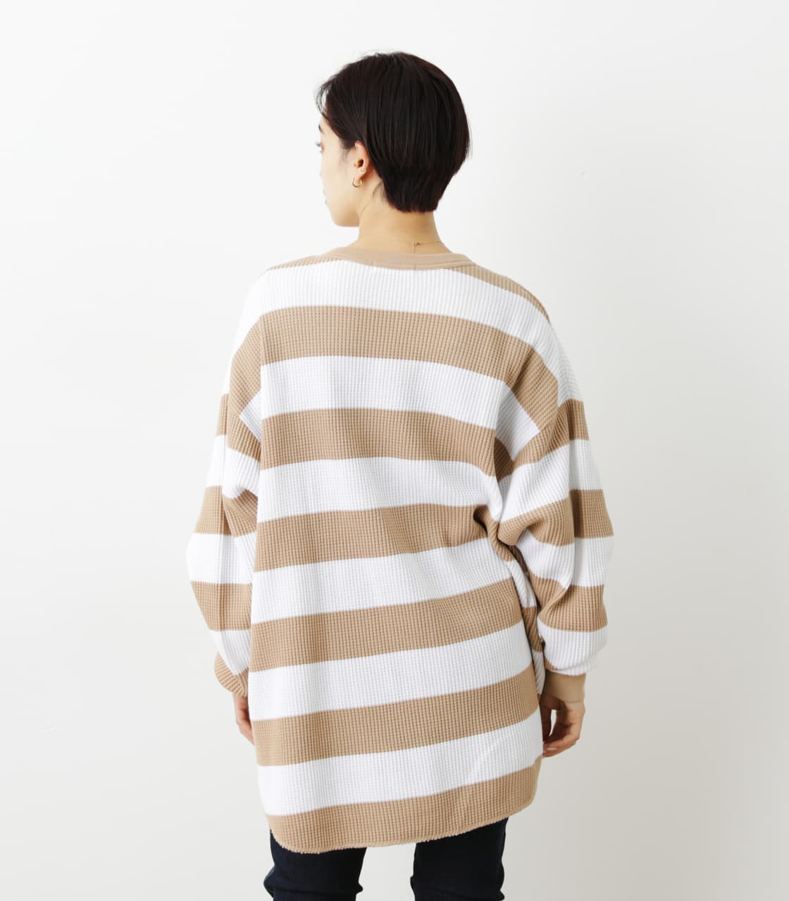 Share ワッフルボーダートップス Free 柄grn Tシャツ カットソー 長袖 バロックジャパンリミテッド 公式通販サイト Shel Tter Web Store シェルターウェブストア