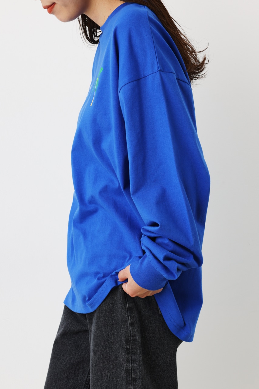 【一部店舗・WEB限定】Vintage World ロングTシャツ BLU FREE