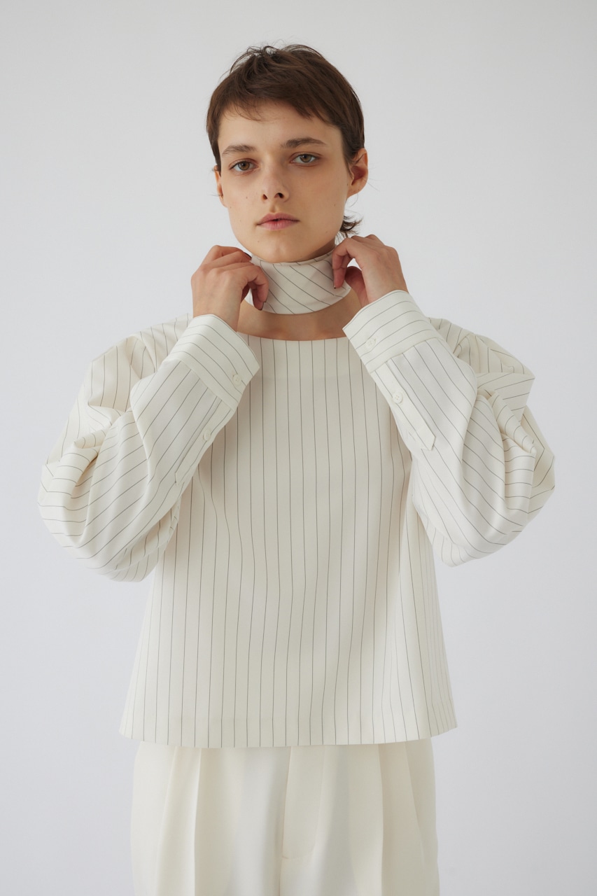 【LIMITED SALE】Shoulder volume scarf set IVOY FREE