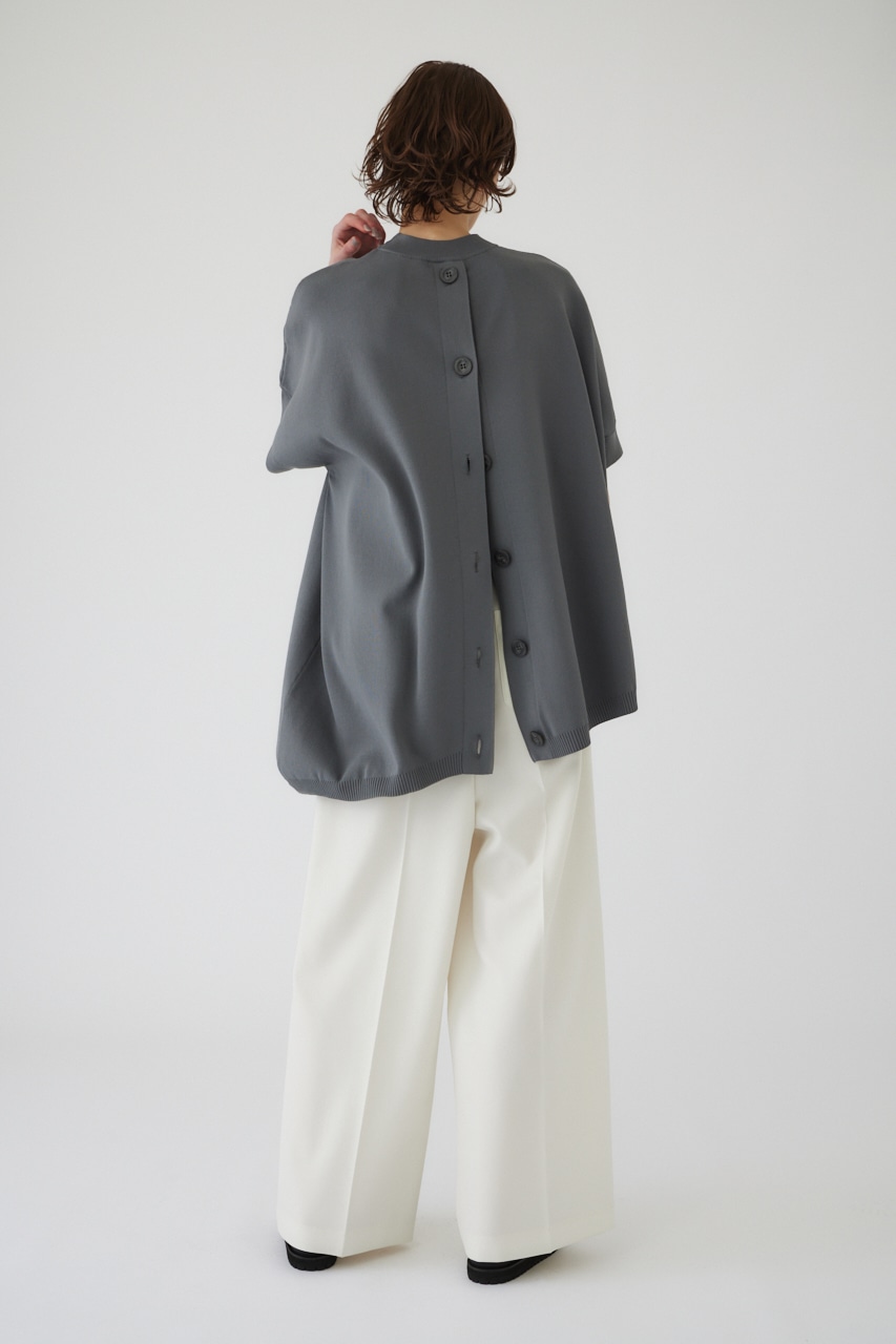 RIM.ARK | Back button over knit (KNITWEAR ) |RIM.ARK ONLINE STORE