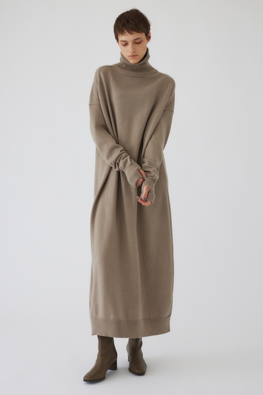 Covered knit OP GREIGE 38