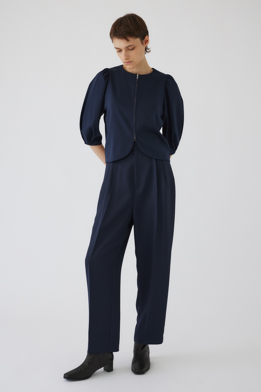 【LIMITED SALE】Volume sleeve short JK NVY FREE