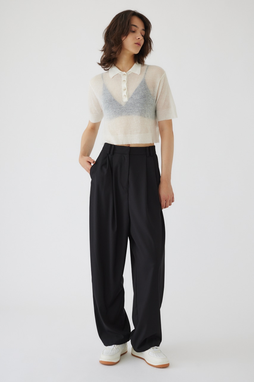 RIM.ARK リムアーク Mohair polo knit RIM.ARK | Mohair polo knit (KNITWEAR ) |RIM.ARK ONLINE STORE