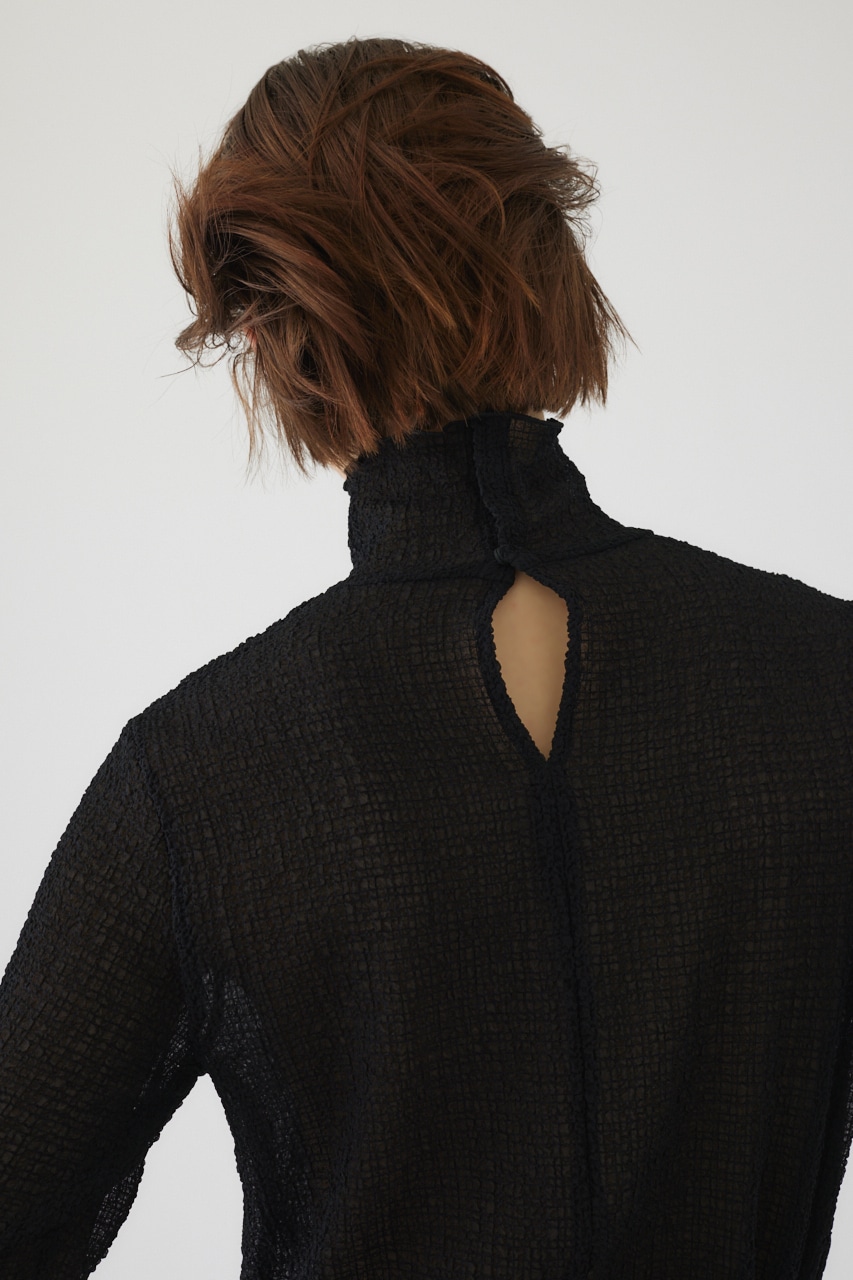 2/21- order start Stretch seersucker tops BLK FREE