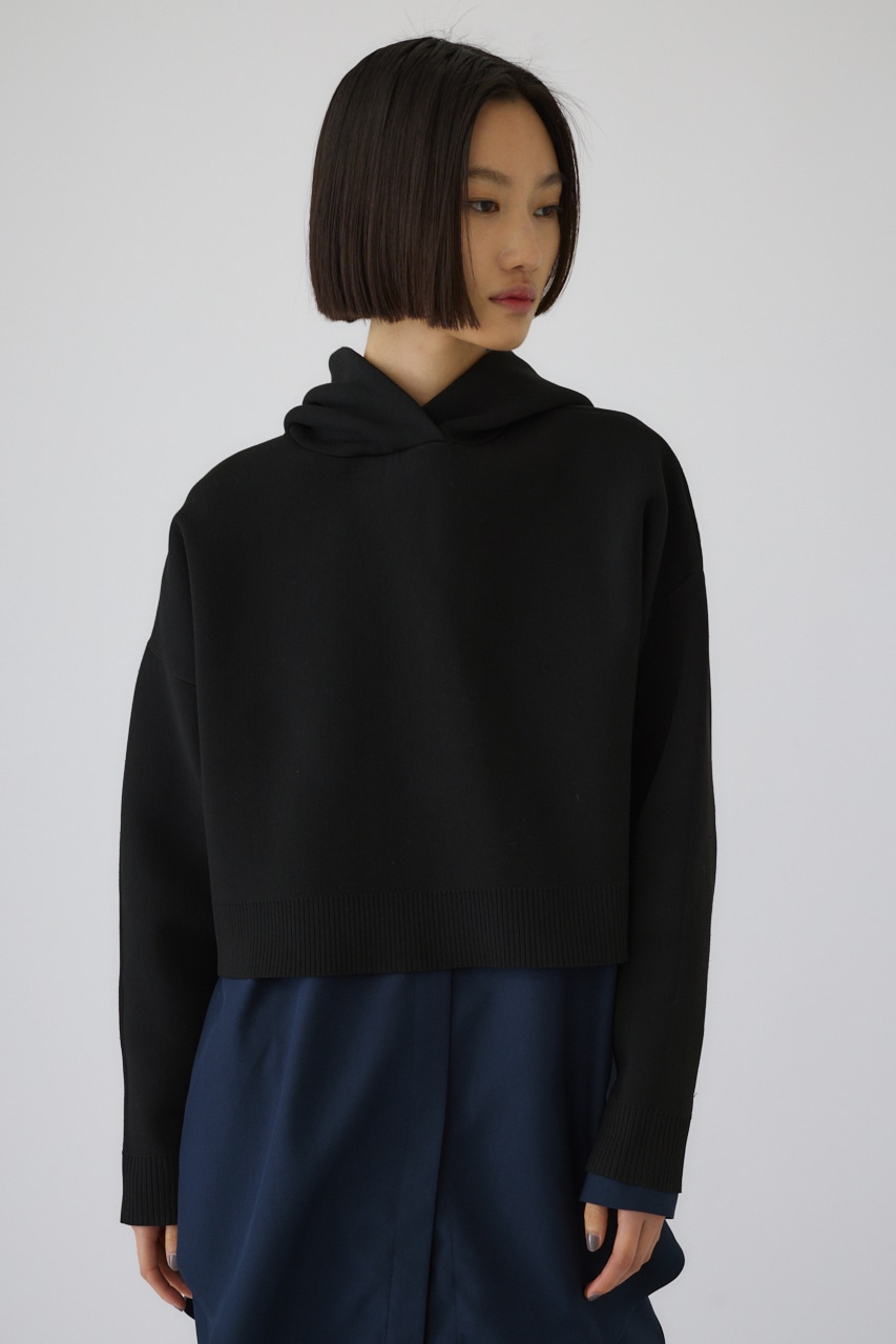 2/7- order start Oversized hoodie knit BLK FREE