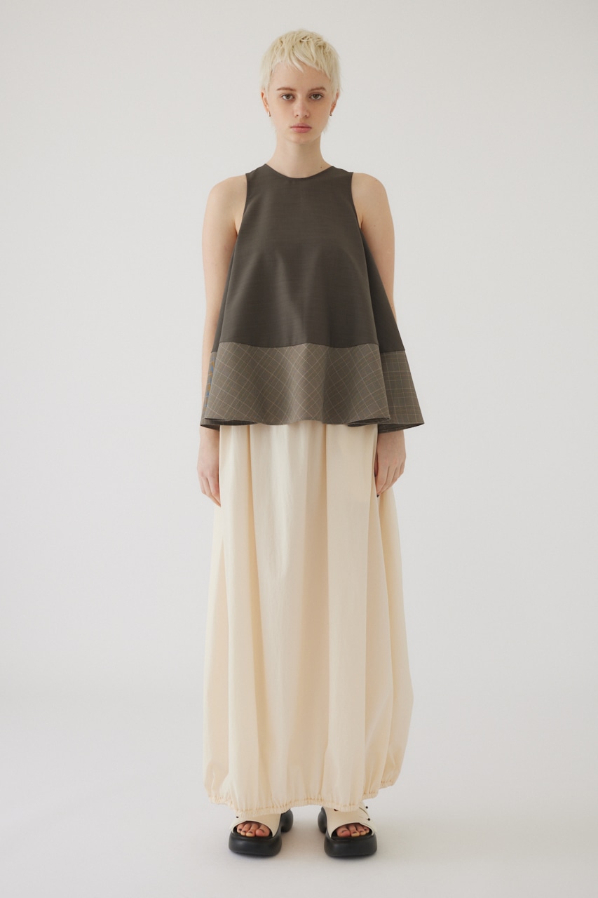 RIM.ARK | Nylon maxi SK (LONG SKIRTS ) |RIM.ARK ONLINE STORE 