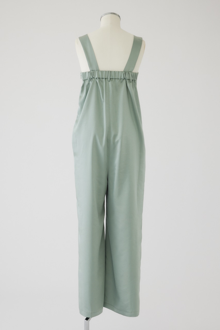 【LIMITED SALE】Satin slacks all in one GRN 36