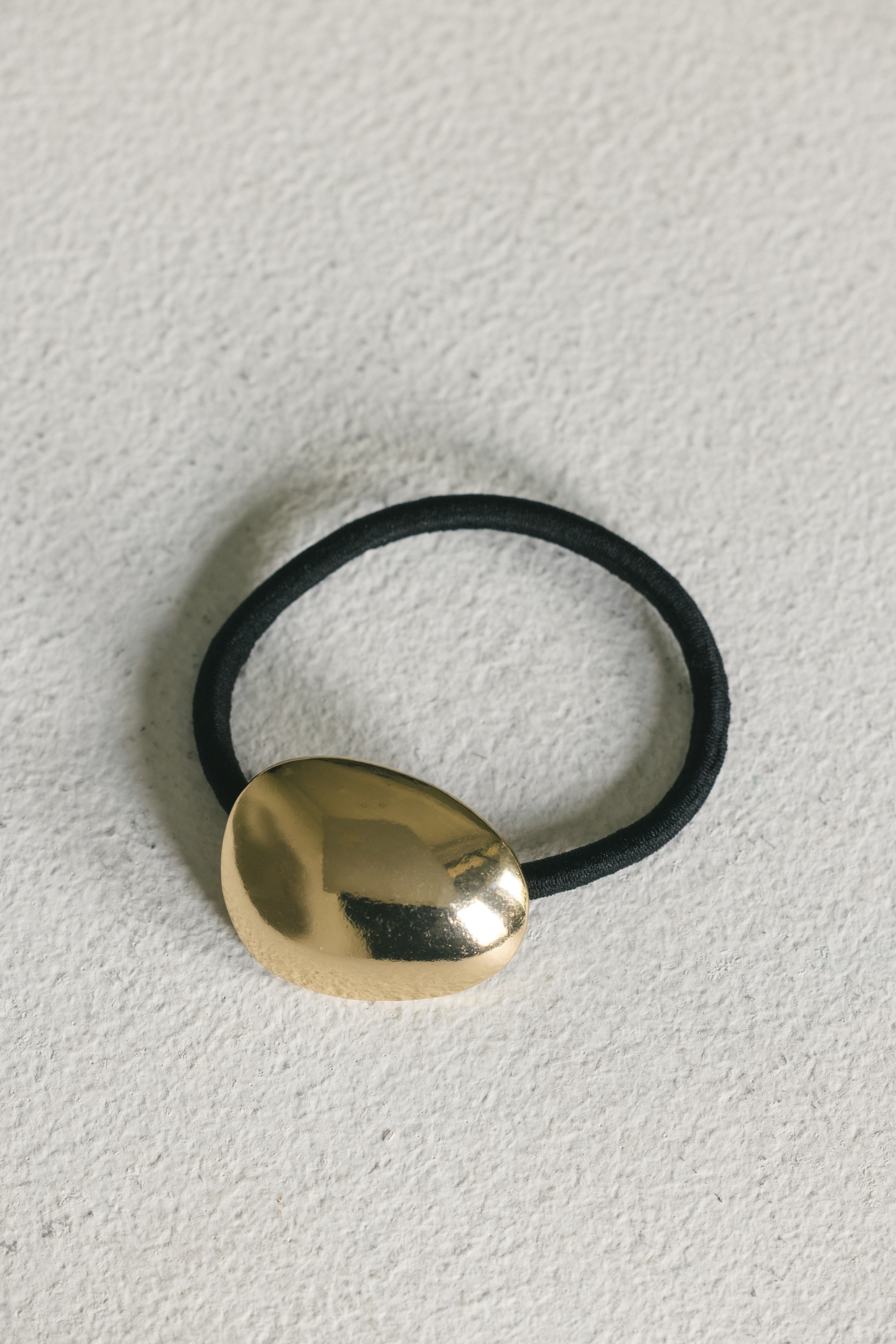 ミラーオーバルヘアゴム GLD FREE