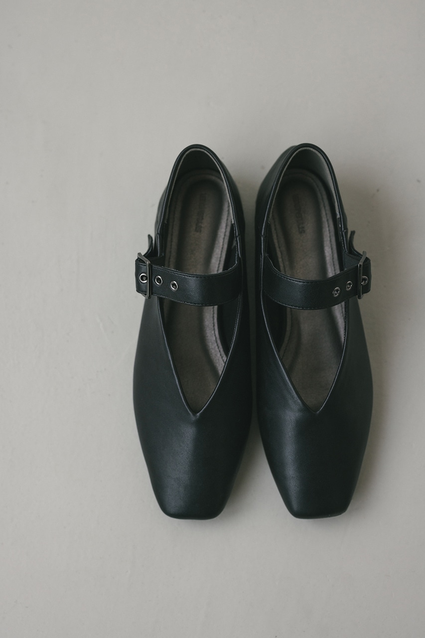 Vカッティングメリージェーン BLK S