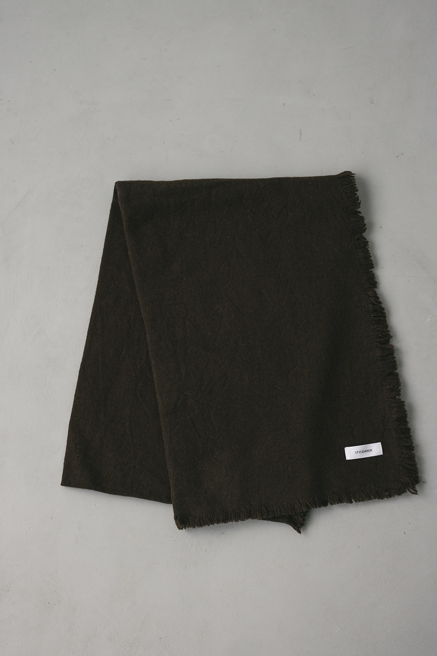 ウールラージストール BRN FREE