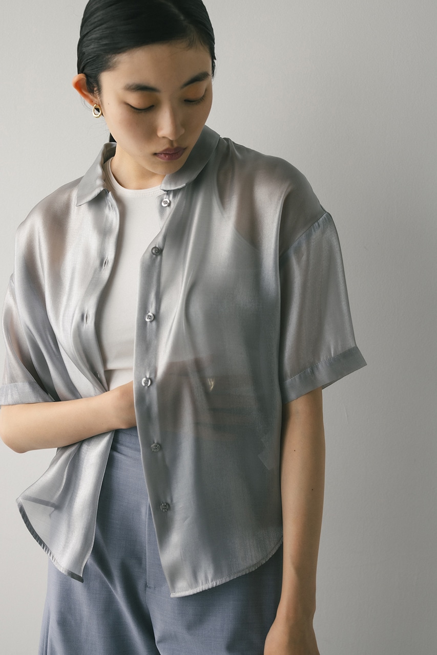 メタリックシアーシャツ SLV FREE