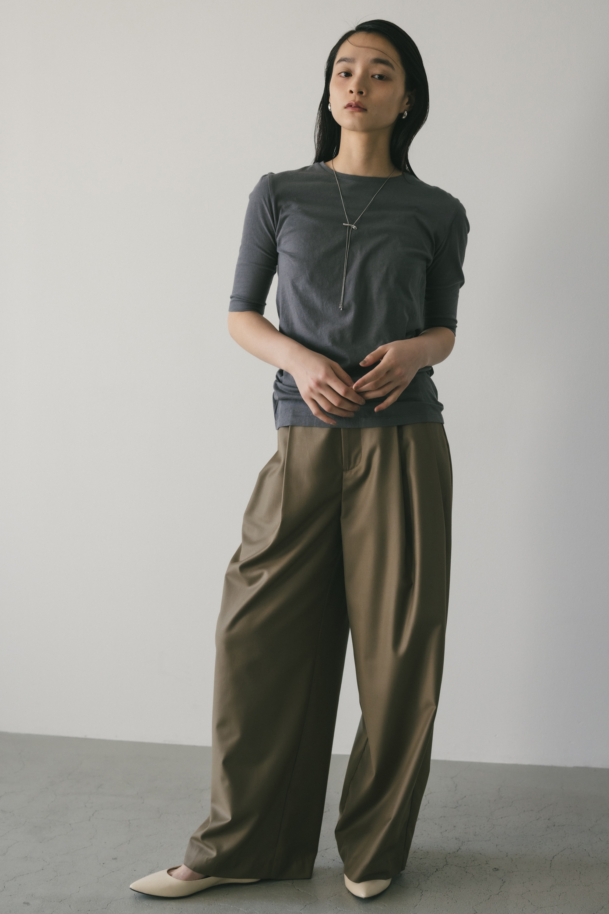 シアーバックシームT C.GRY FREE