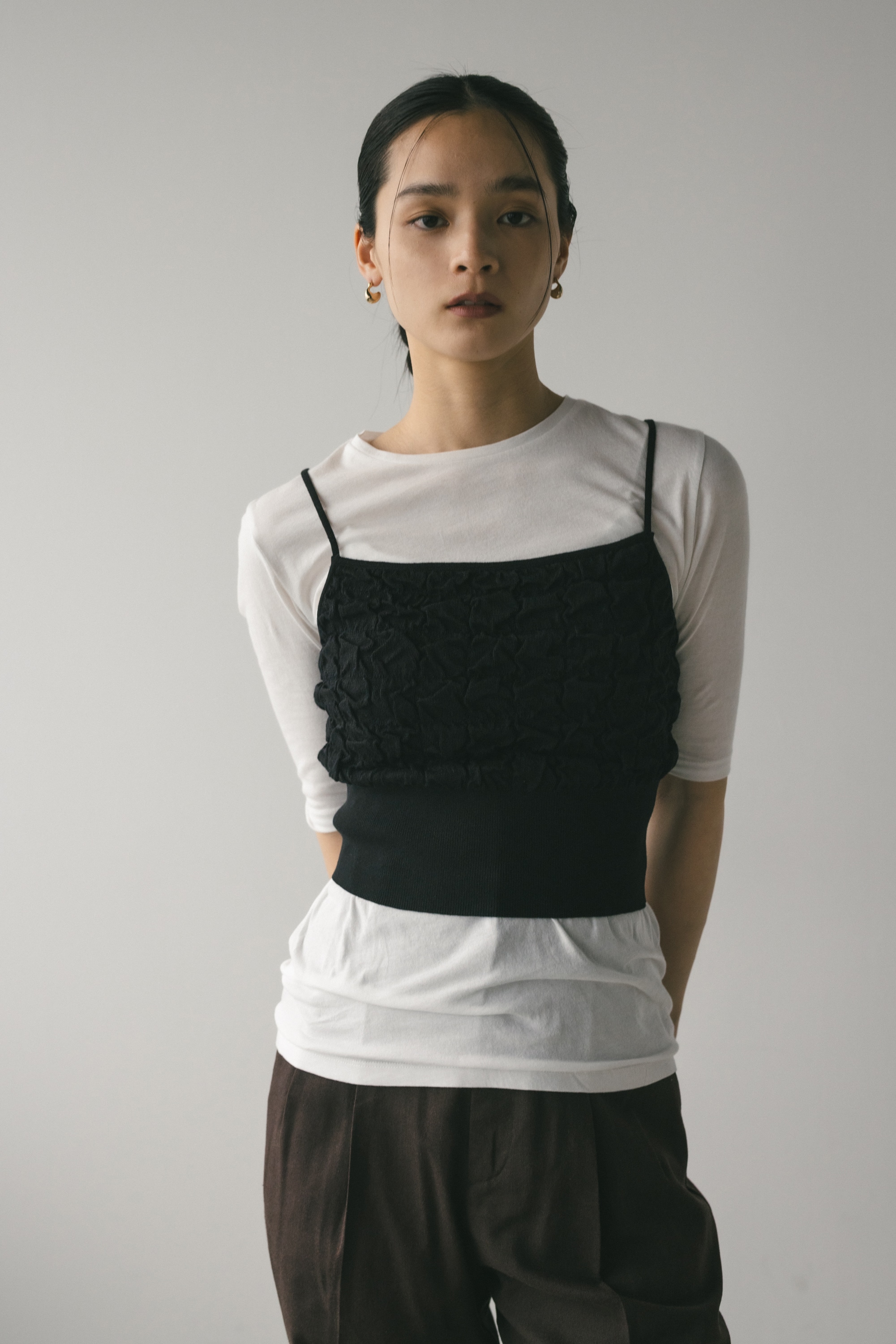 シアーバックシームT WHT FREE