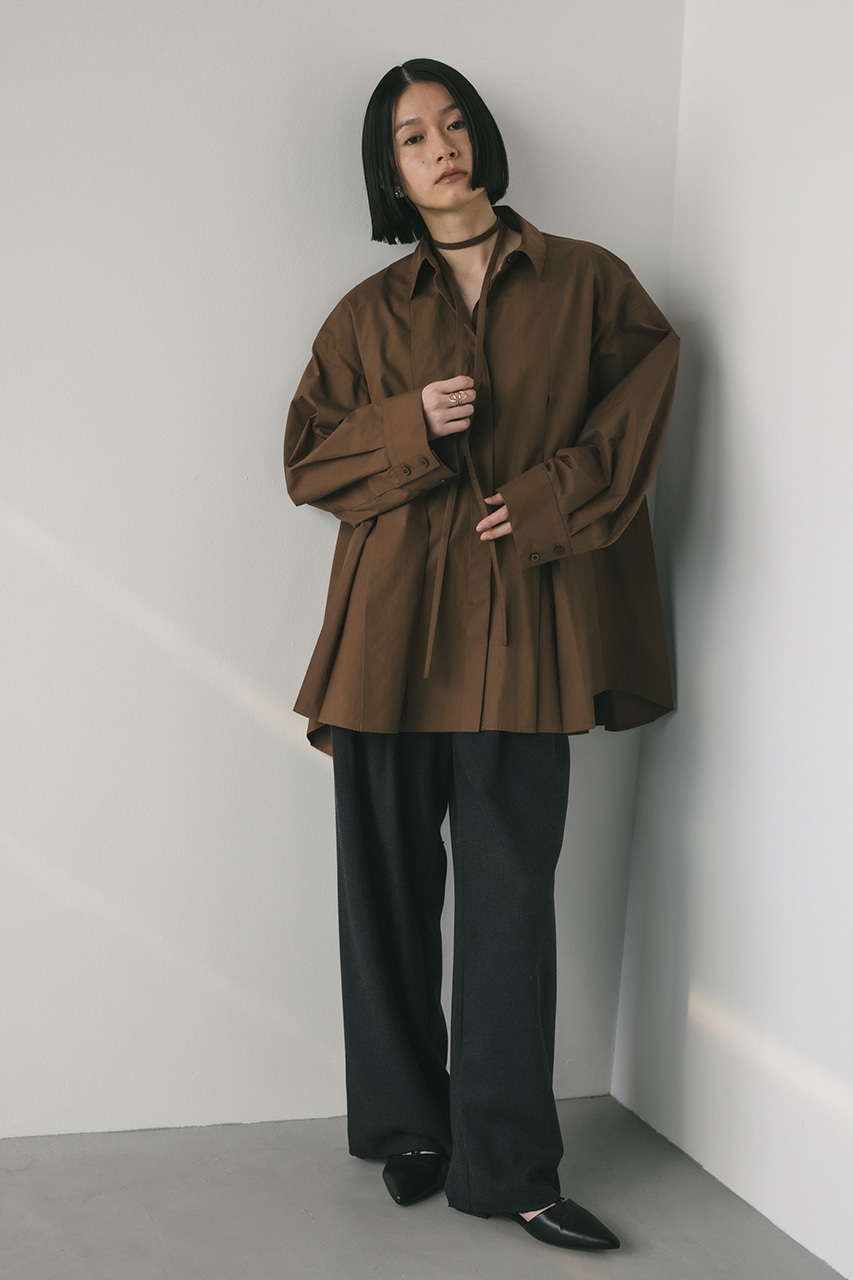 ボックスタックシャツ BRN FREE