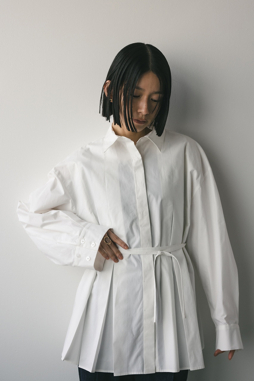 ボックスタックシャツ WHT FREE