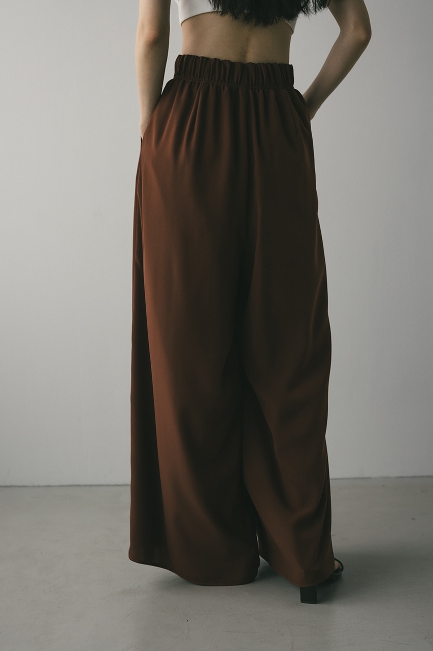 リラックスイージーパンツ BRN M