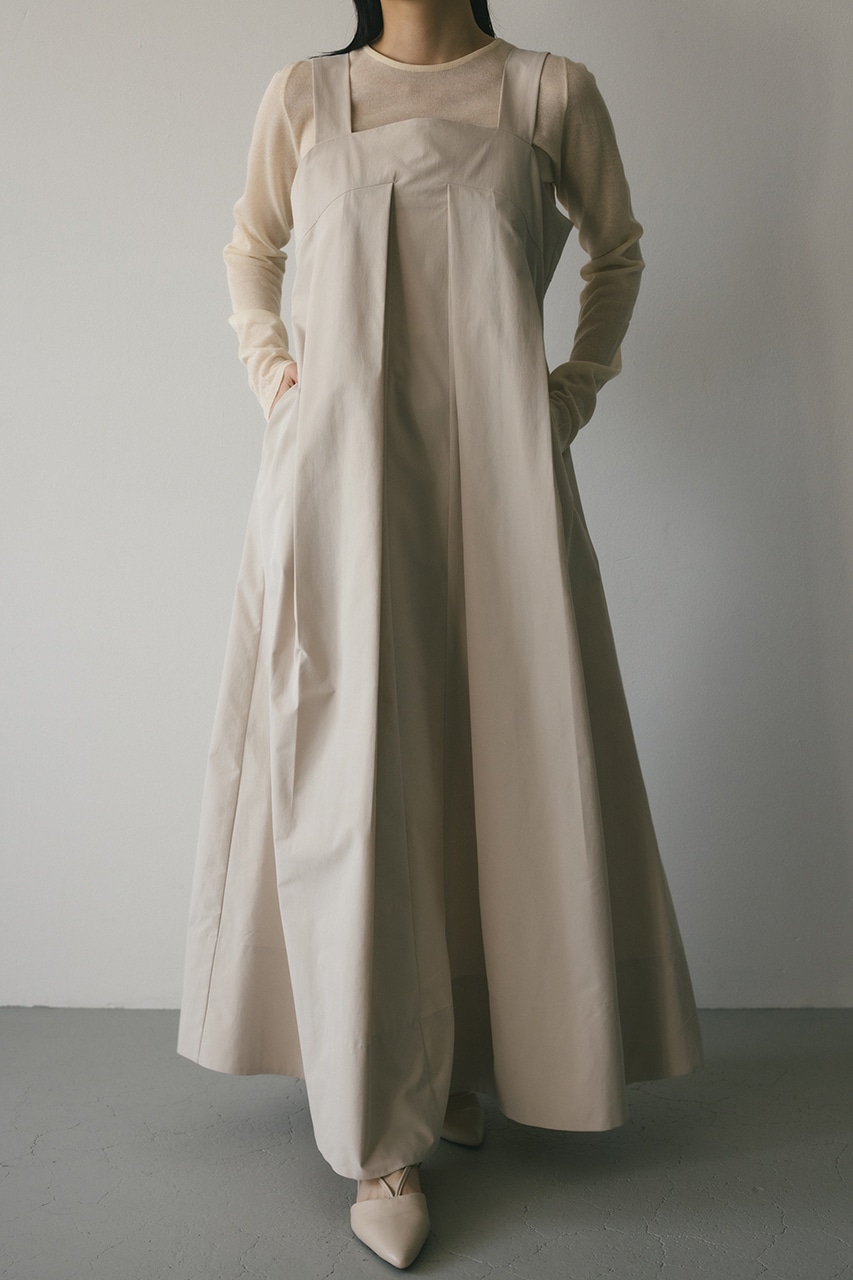 サイドパネルフレアワンピース IVOY M