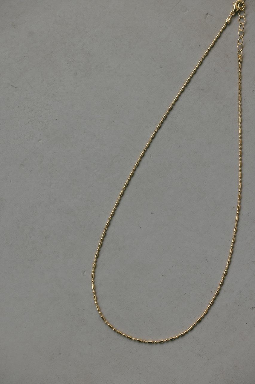 ミニマルランダムチェーンネックレス GLD FREE