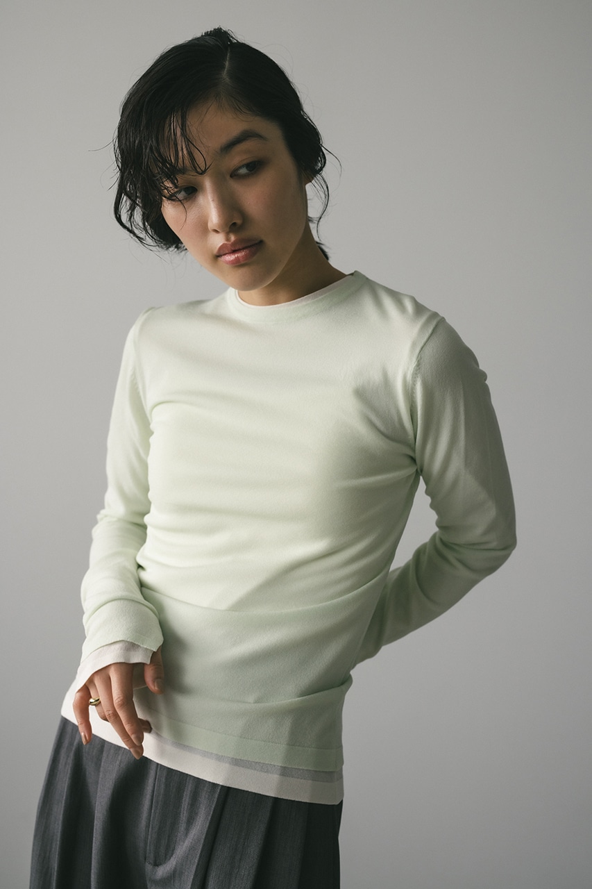 ハイゲージニットトップ MINT FREE