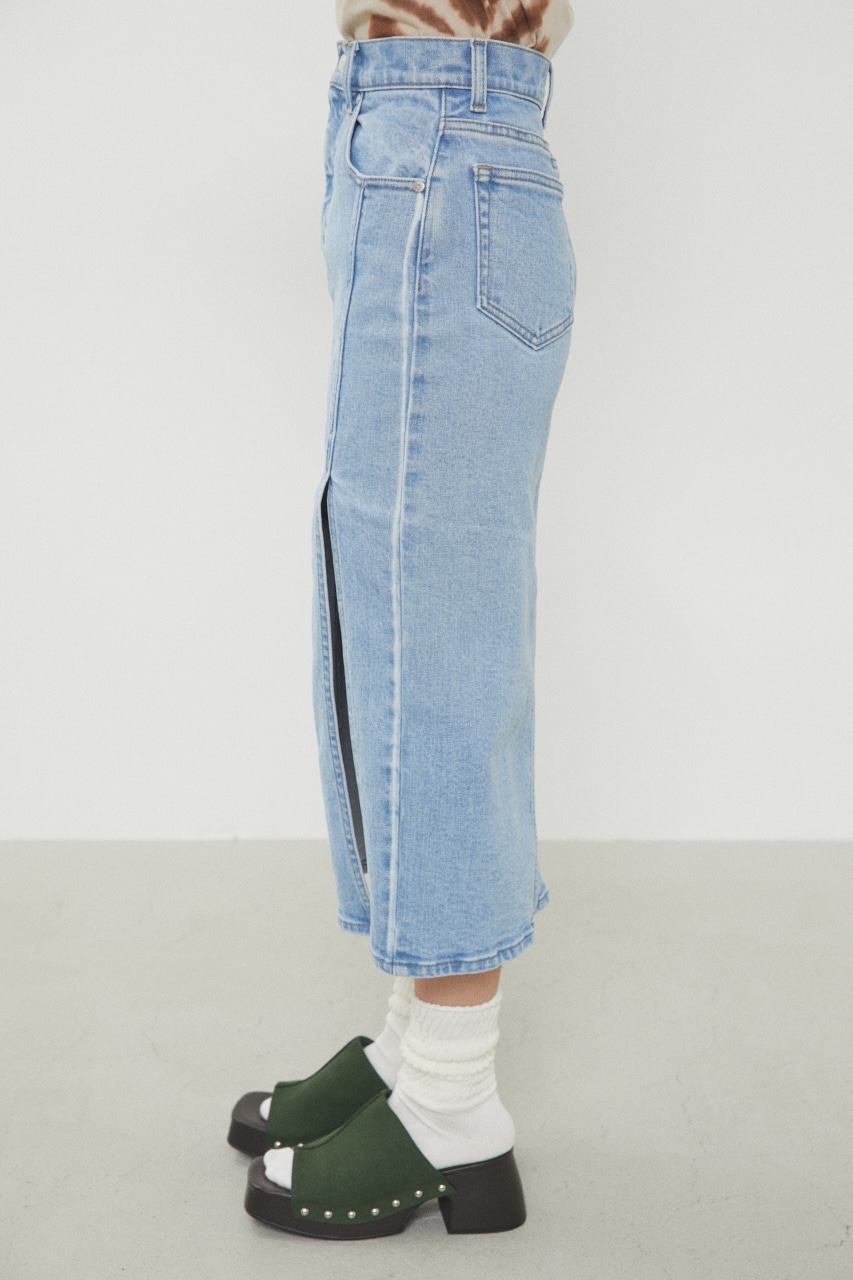 ステラマッカートニー　デニム　スリット　ロングスカート KSUBI MUSE MAXI スリットデニムスカート 【公式通販】