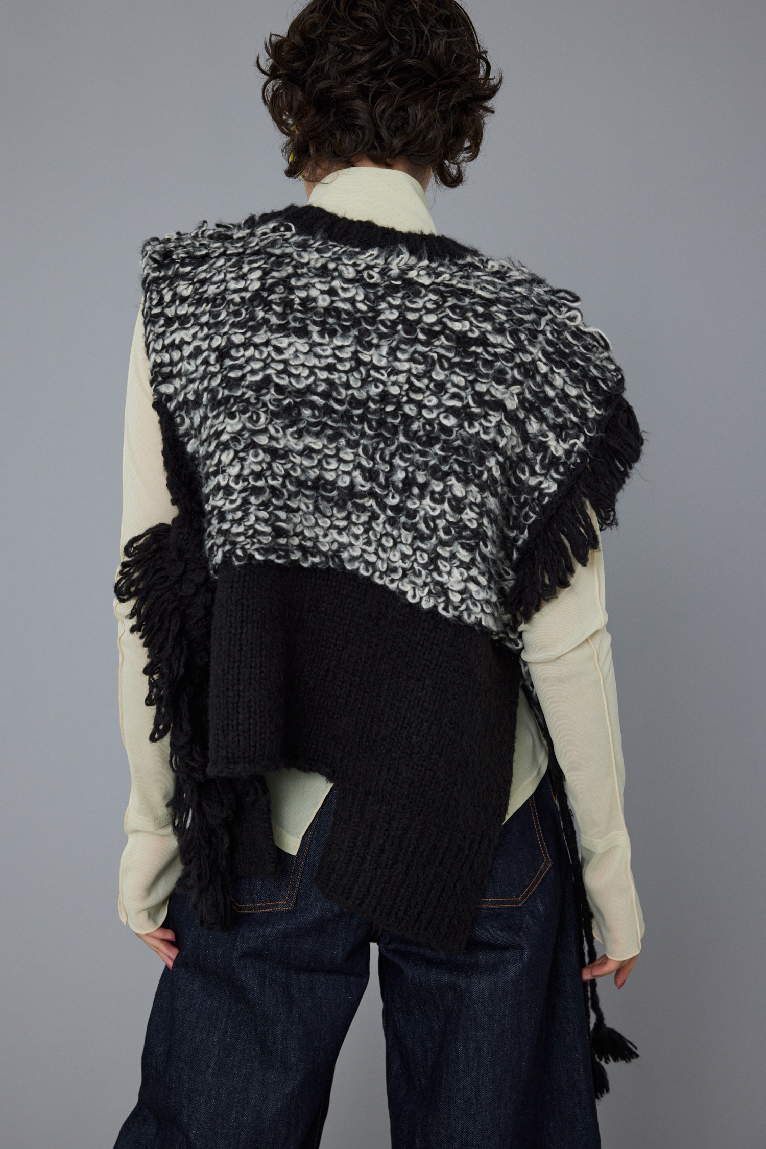 HeRIN.CYE | Scale knit vest (ベスト ) |SHEL