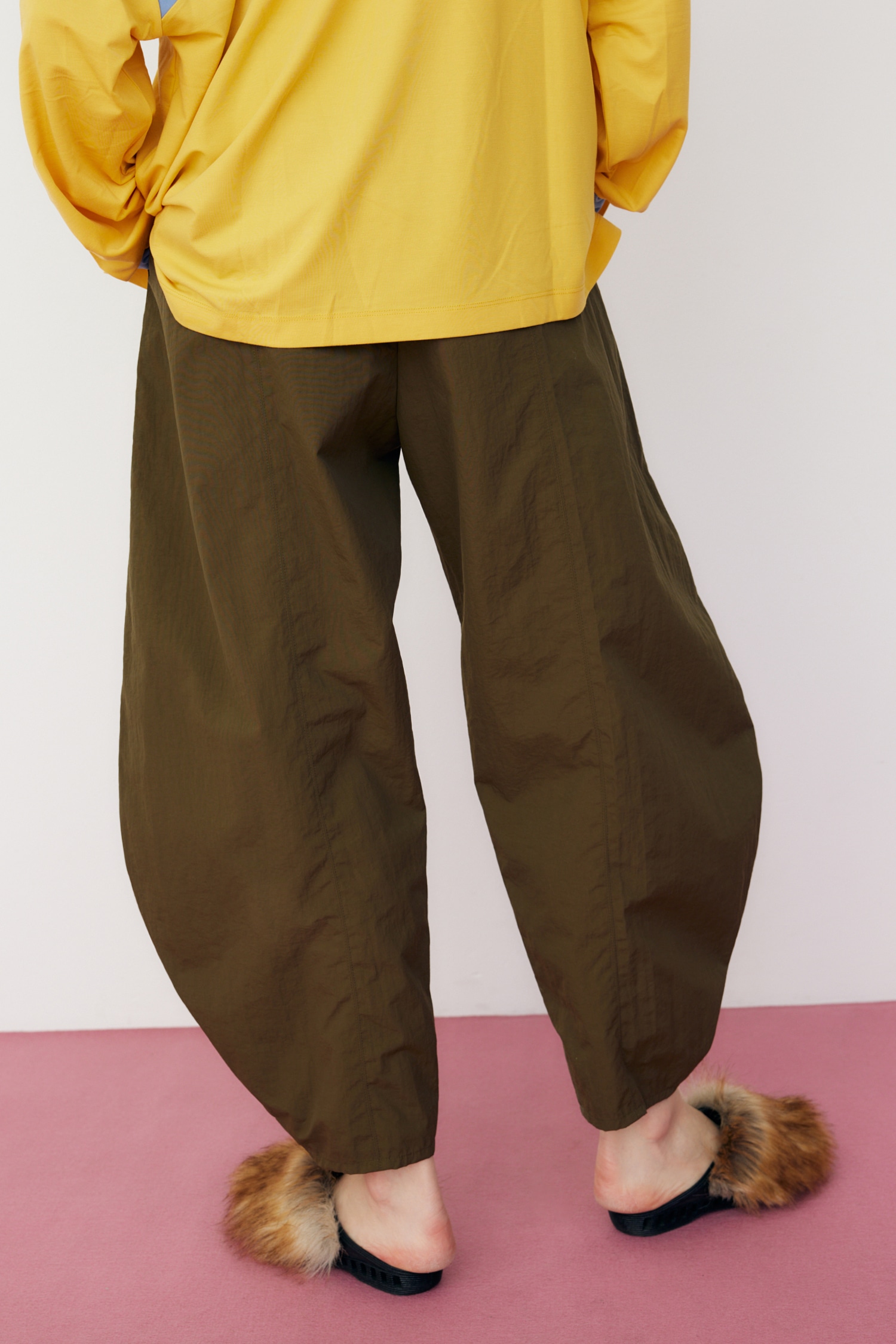 Cocoon hem tafta pants KHA 38