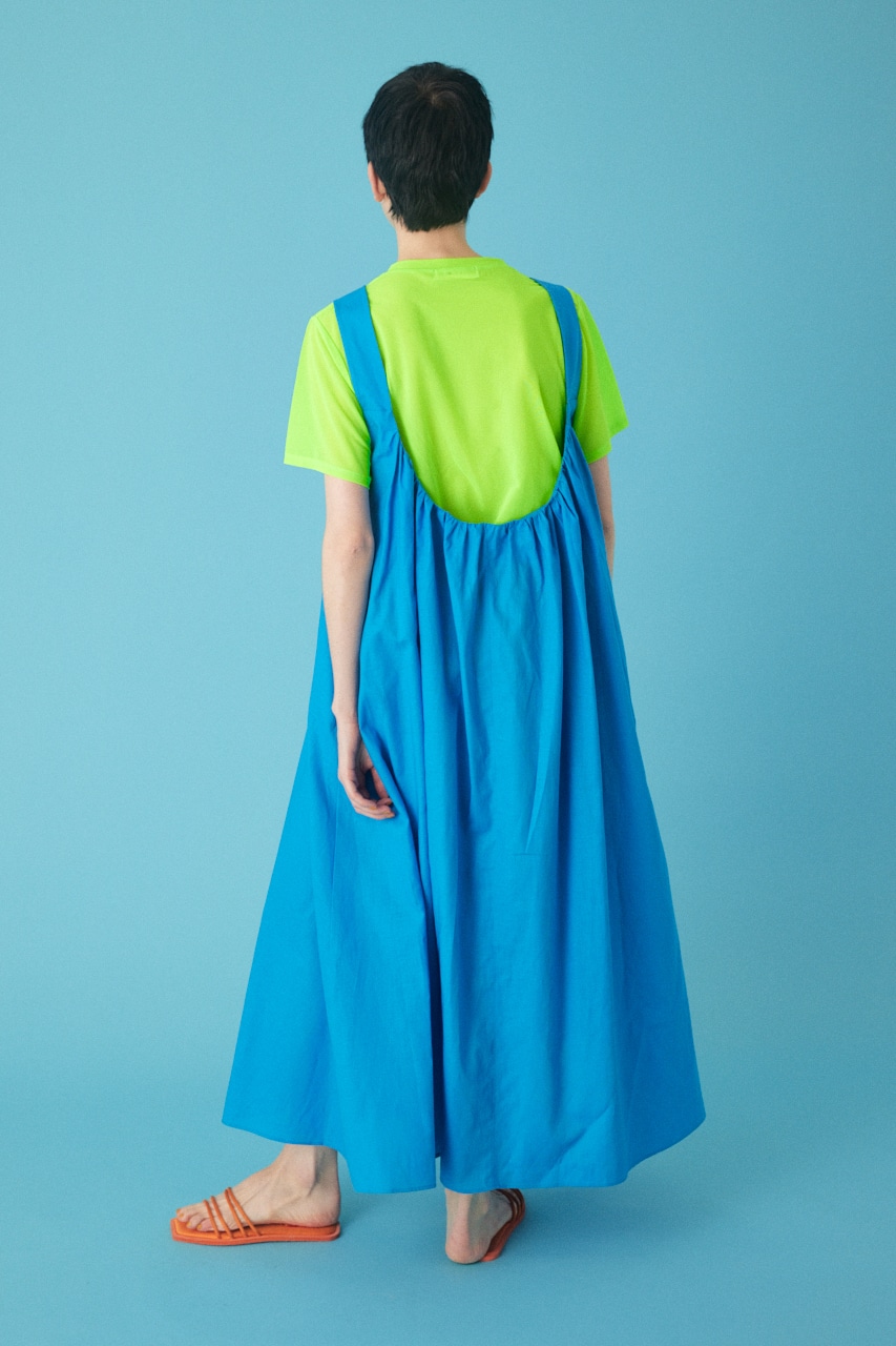 Back open dress BLU FREE