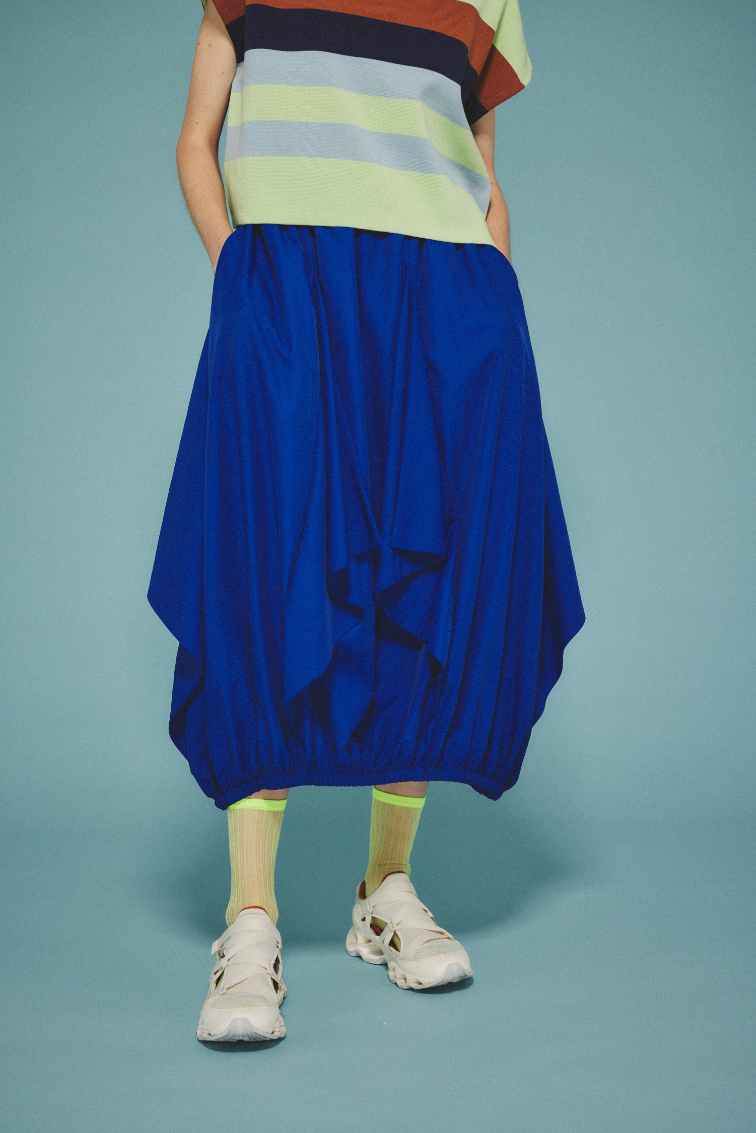Triangle skirt BLU FREE