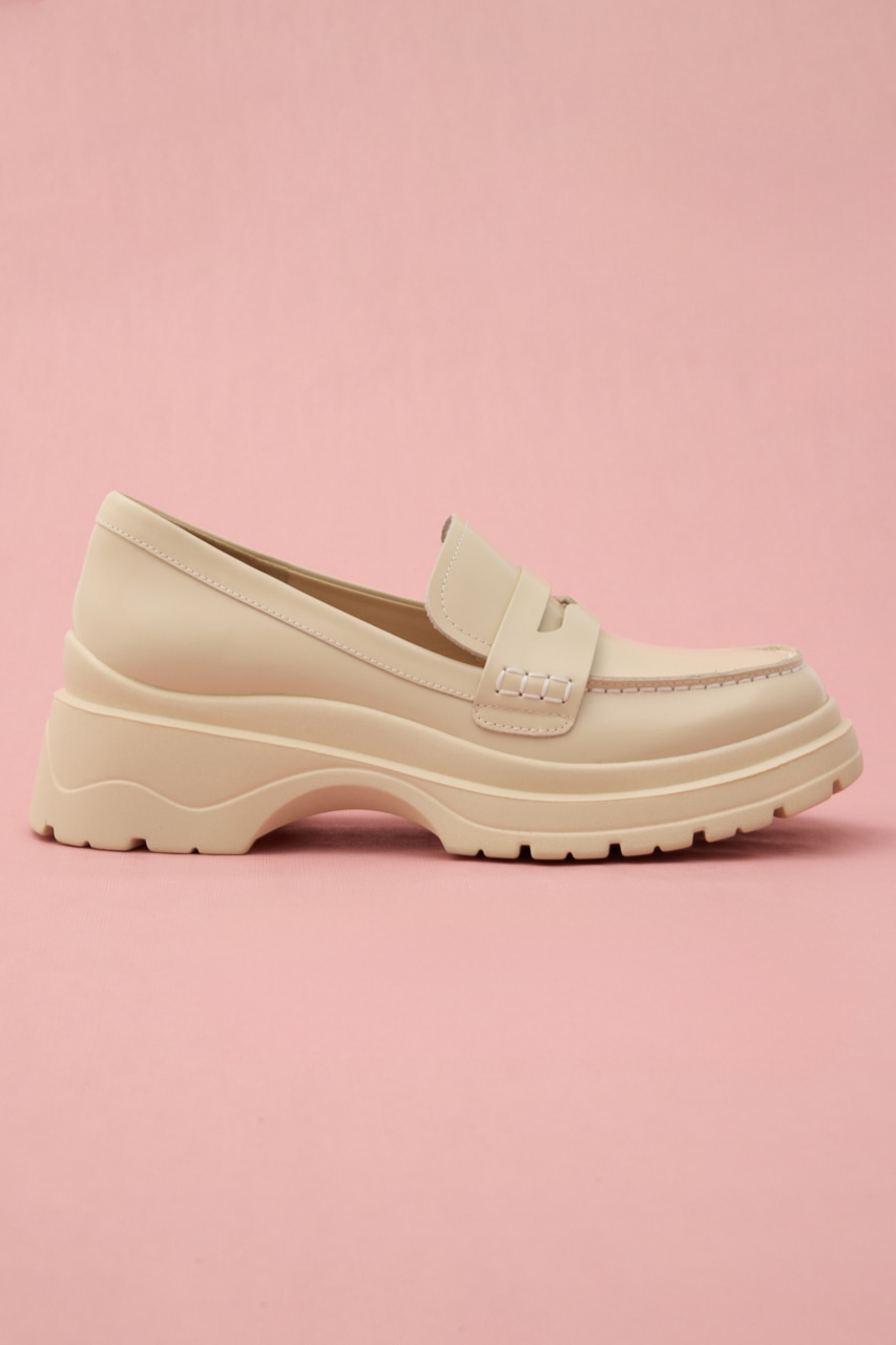 ボリュームライトローファー WHT 22.5cm