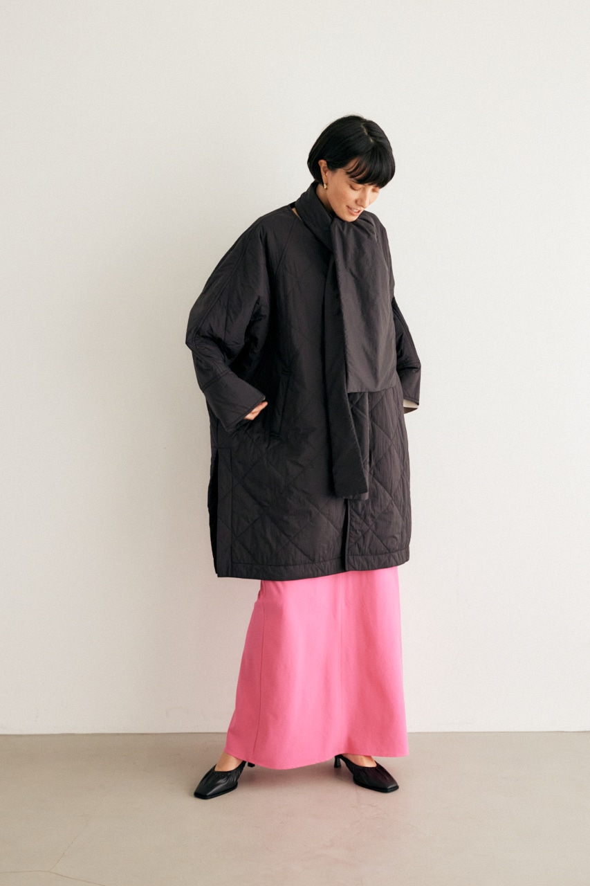 M    M KAPOK MIX FILLING PONCHO コート コート   SHEL'TTER