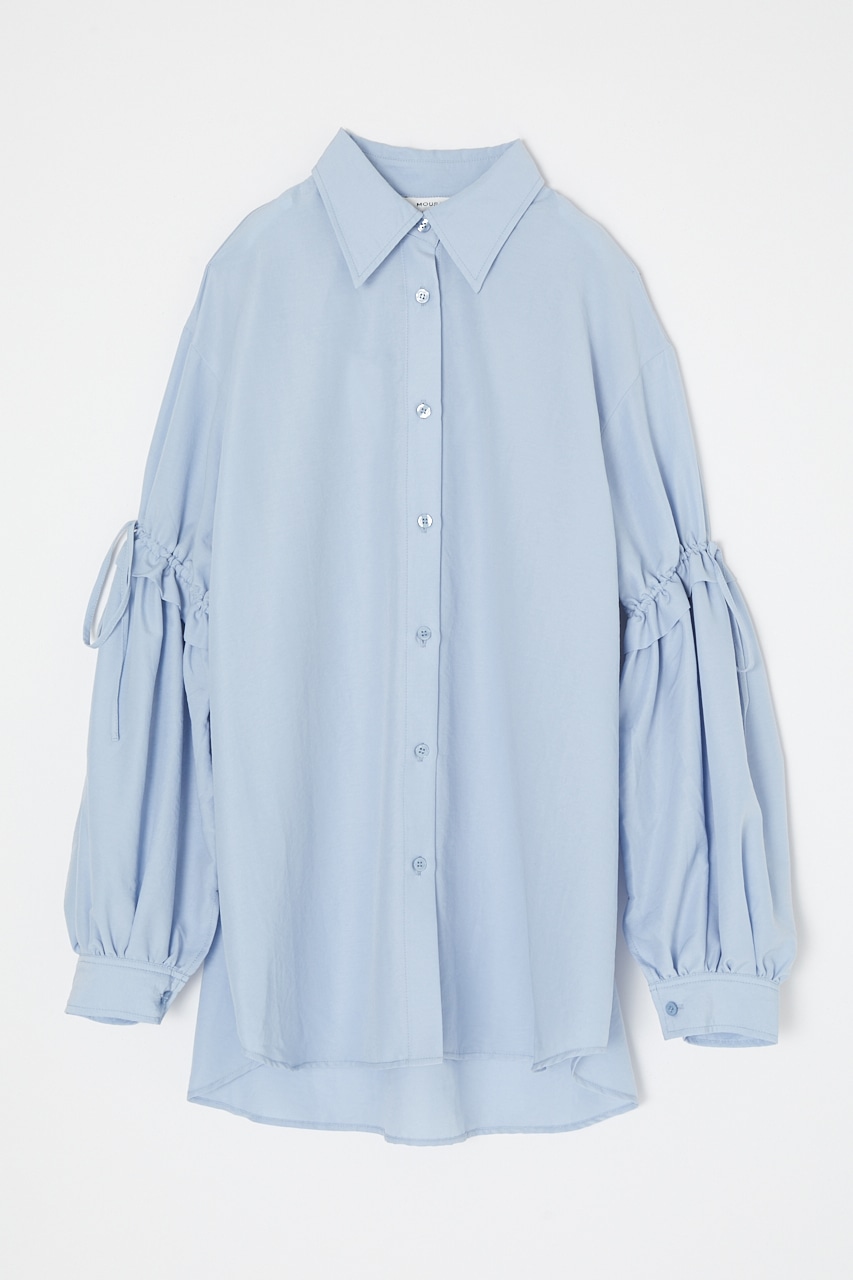MOUSSY | MULTI GATHER SLEEVE シャツ (シャツ・ブラウス ) |SHEL