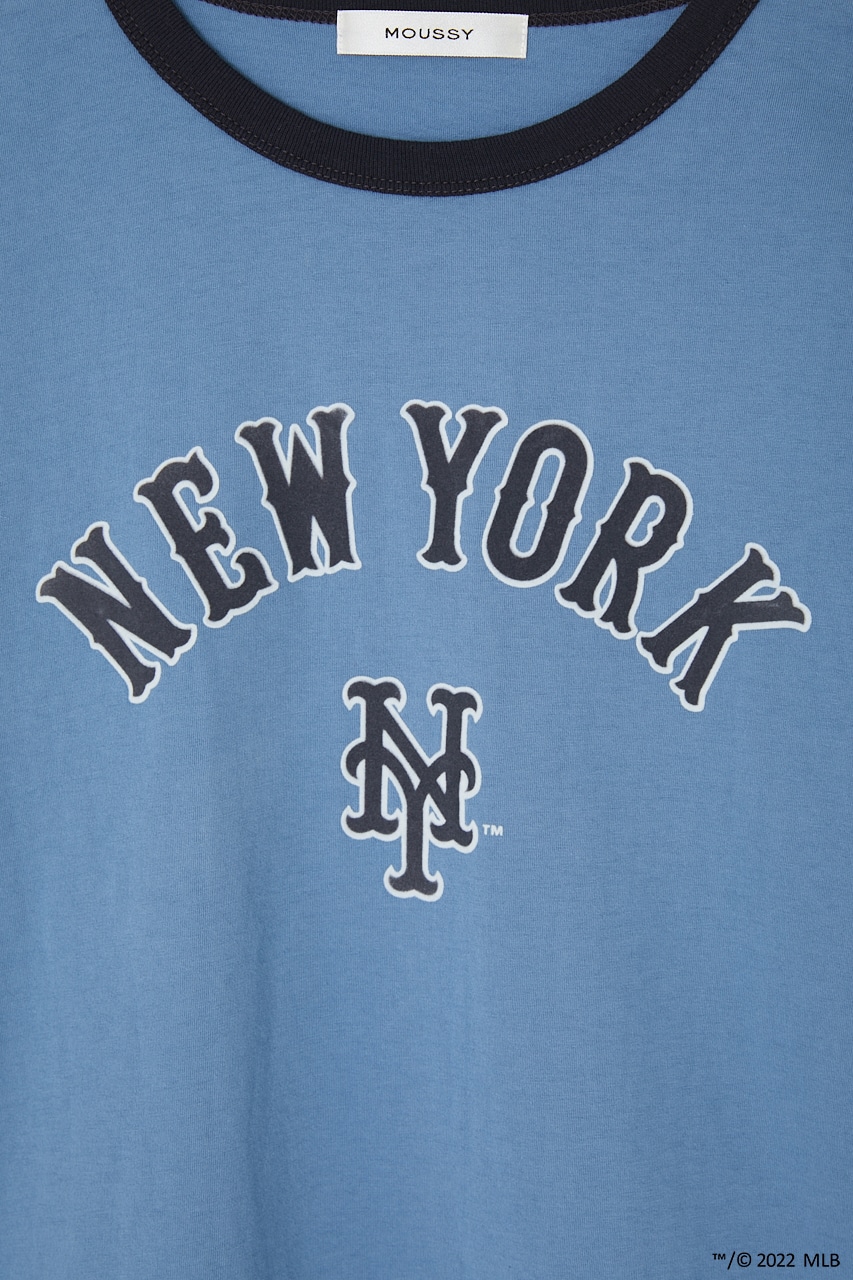 MLB RINGER Tシャツ BLU FREE