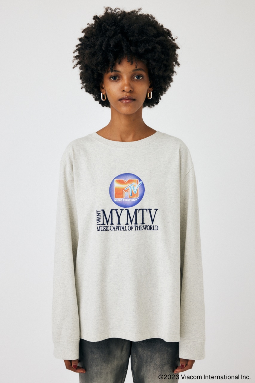MTV LONG SLEEVE Tシャツ T.GRY FREE